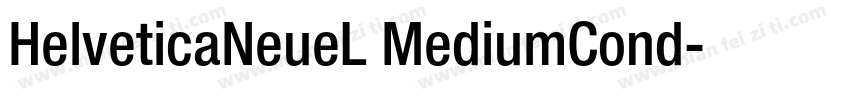 HelveticaNeueL MediumCond字体转换